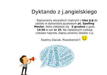 Dyktando z języka angielskiego