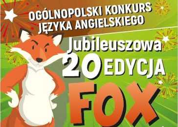 Wyniki Ogólnopolskiego Konkursu Języka Angielskiego FOX 2020